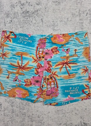 🌴 Short de Bain Vintage Fiji Paradise Pacifico W38 XL Multicolore, marque: Vintage Dressing, état: Très bon état, taille: XL, 24,99 €, 26,94 € Protection acheteurs (Pro) incluse