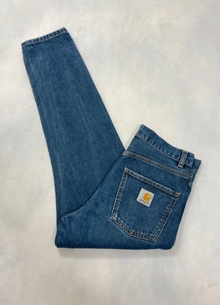 Jean Carhartt wip Bleu Marine Loose modèle Newel Pant 100% coton Workwear Denim - Taille S w28 #1091, marque: Carhartt, état: Très bon état, taille: W28 | FR 38, 49,00 €, 52,15 € Protection acheteurs (Pro) incluse