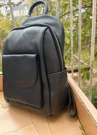 Sac à dos en cuir vachette noir made in Italy neuf jamais utilisé, brand: Kevim, condition: Very good, €80.00, €84.70 includes Buyer Protection Pro