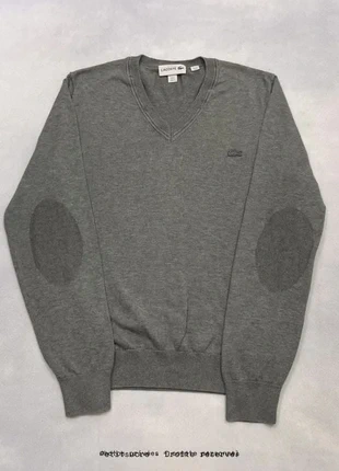 Pull Lacoste récent col en V Gris Homme 100% Coton Old money - Taille S /843R, merk: Lacoste, staat: Heel goed, maat: S, € 39,00, € 41,65 inclusief Kopersbescherming Pro