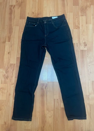 Primark denim and brown trimmings stretch jeans, brand: Primark, condition: Very good, size: W32, €5.00, €5.95 includes Buyer Protection