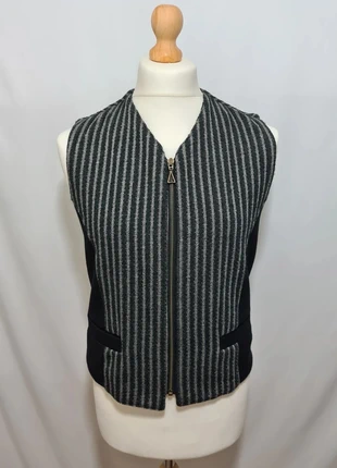 Gilet homme rayé zippé des années 90-2000, brand: Nogaret, condition: Very good, size: M, €15.00, €16.45 includes Buyer Protection Pro
