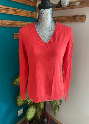 Pull col V Nautica L sweat hiver corail, marca: Nautica, estado: Muy bueno, tamaño: L / 40 / 12, 8,00 €, 9,10 € Protección al comprador incluida