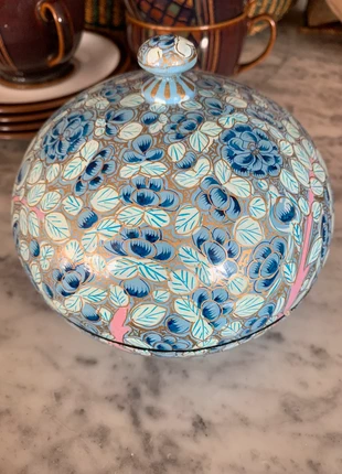 Beautiful papier-mâché bowl, condition: Very good, £6.00, £7.00 includes Buyer Protection