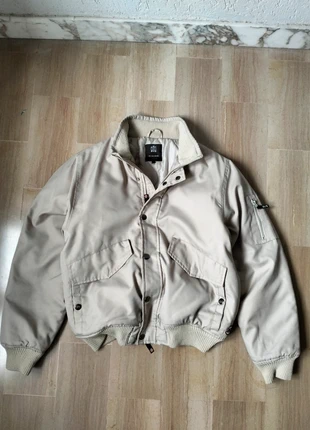 Bomber jacket n-2b aviator style boxy fit cream beige vintage y2k, marca: Vintage Dressing, estado: Muy bueno, tamaño: L, 35,00 €, 37,45 € Protección al comprador incluida