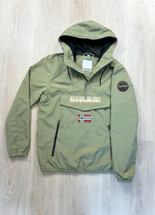 Manteau veste coupe vent imperméable Rainforest Napapijri kaki vert taille L, marque: Napapijri, état: Neuf sans étiquette, taille: L, 62,00 €, 65,80 € Protection acheteurs (Pro) incluse