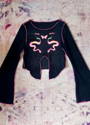 Kawaii long sleeve top, marca: Shein, estado: Muito bom, tamanho: M / 38 / 10, €6.00, €7.00 inclui Proteção do Comprador