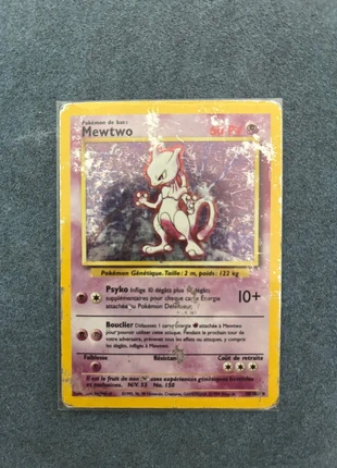 Mewtwo 10/102 set de base, brand: Pokémon, condition: Satisfactory, €15.00, €16.45 includes Buyer Protection
