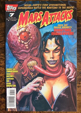 Mars Attacks #7 💥 Death of The Tiger Team - May 1996 - Topps Comics US, état: Très bon état, 8,90 €, 10,05 € Protection acheteurs (Pro) incluse