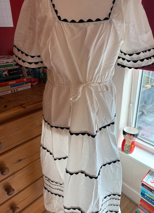 George white dress ric rac summer boho 16, brand: George, condition: New with tags, size: XXL / 16, £10.00, £11.20 includes Buyer Protection