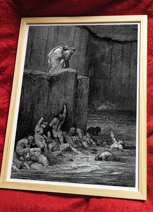 Affiche – Dante : Le premier cercle des Malebolge (Doré, 1861), marque: Art, état: Neuf sans étiquette, 17,90 €, 19,50 € Protection acheteurs (Pro) incluse