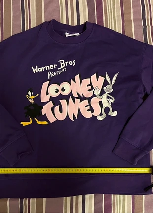 Felpa Viola Looney Tunes, marca: Primark, estado: Nuevo sin etiquetas, tamaño: M / 38 / 10, 5,00 €, 5,95 € Protección al comprador incluida