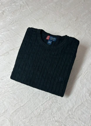 Pull Chaps tresser / torsadé / Noir / Style old money / Taille L, brand: CHAPS, condition: Very good, size: L, €13.00, €14.35 includes Buyer Protection