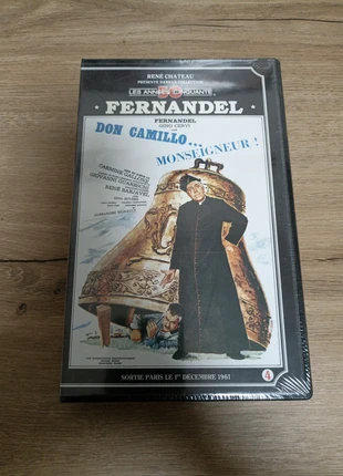 VHS Don Camillo monseigneur, staat: Nieuw met prijskaartje, € 3,00, € 3,85 inclusief Kopersbescherming