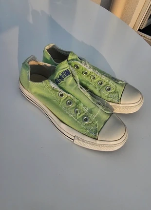 Converse modèle spécial sans lacets Chuck Taylor Low All Star Lime Green taille 36, brand: Converse, condition: Good, size: 36, €9.00, €10.15 includes Buyer Protection