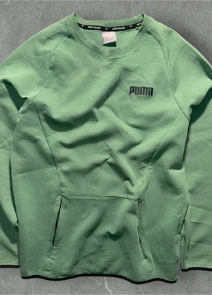 Sweat Puma vert pastel poche zippée, marque: Puma, état: Très bon état, taille: L, 19,90 €, 21,60 € Protection acheteurs incluse