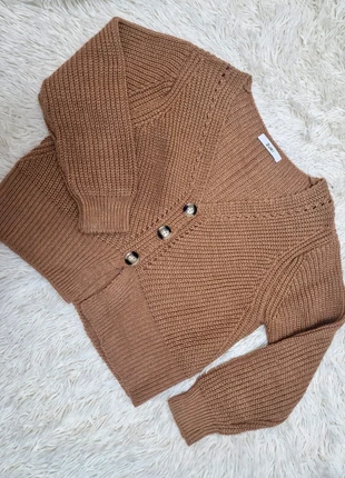Cardigan crop marrone S/M court🤎 cropped vest- Braun strickjacke kurz- vestje casual, marke: Casual, zustand: Sehr gut, größe: S / 36 / 8, 5,00 €, 5,95 € inklusive Vinted-Käuferschutz