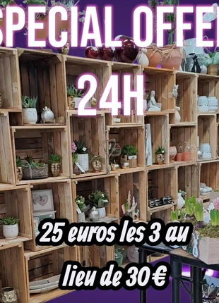 Caisses en bois PROMO 24H idéal deco mariage champêtre maison bohème bibliothèque de, marke: Partylite, zustand: Gut, 25,00 €, 26,95 € inklusive Vinted-Käuferschutz