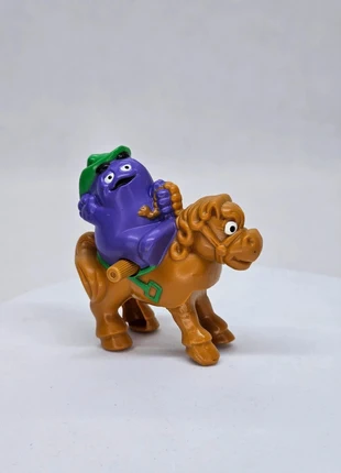 Grimace Cowboy à Cheval, McDonald's Happy Meal, 1995, 8 cm, merk: McDonald's, staat: Goed, maat: Universeel, € 5,99, € 6,99 inclusief Kopersbescherming Pro