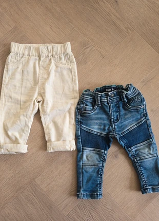 2 broekjes maat 74, brand: BABY Blue, condizioni: Ottime, taglia: 9-12 mesi / 74 cm, €2.50, €3.33 include la Protezione acquisti