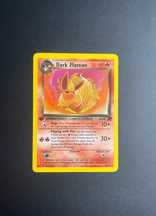 Dark Flareon 35/82 1 Edizione Team Rocket Eng, marque: Pokémon, état: Très bon état, 16,00 €, 17,50 € Protection acheteurs incluse
