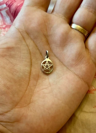 Pendentif pentacle en argent massif, brand: Argent, condition: Very good, €17.95, €19.55 includes Buyer Protection Pro