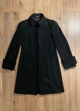 Manteau long en laine pour femme noir Hugo Boss taille 40 FR / L, marque: Hugo Boss, état: Très bon état, taille: L / 40 / 12, 125,00 €, 131,95 € Protection acheteurs incluse