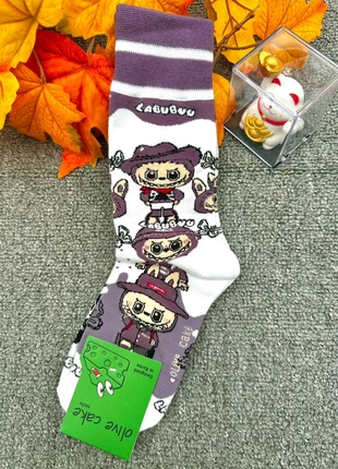 Chaussettes Labubu Cowboy – design coréen, merk: POPMART, staat: Nieuw met prijskaartje, maat: Universeel, € 14,99, € 16,44 inclusief Kopersbescherming Pro