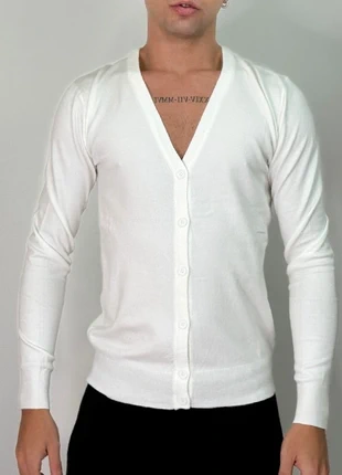 Cardigan uomo in filo invernale comodo, bianco. Nuovo con cartellino. Sku362. XXL., marque: cardigan invernale bianco, état: Neuf avec étiquette, taille: XXL, 11,99 €, 13,29 € Protection acheteurs incluse