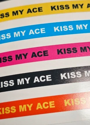 Kiss My Ace - 18 strisce adesive per chiusura Overgrip e/o Grip, merk: Tennis, staat: Nieuw zonder prijskaartje, € 2,00, € 2,80 inclusief Kopersbescherming