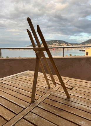 Lot de 4 chevalets en bois – déco mariage, table, mini cadre ou bijou, brand: sans marque, condition: New without tags, €10.00, €11.20 includes Buyer Protection