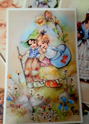 Lot de 10 cartes illustrateur enfant - cartes postales anciennes - cpa - vintage - vb6, marca: pas de marque, estado: Muito bom, €9.90, €11.10 inclui Proteção do Comprador Pro