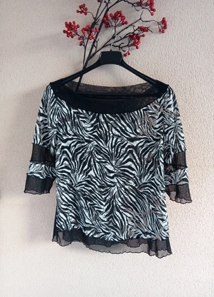 Blusa vintage Y2K de encaje con transparencias, marca: Local, estado: Novo sem etiquetas, tamanho: L / 40 / 12, €13.00, €14.35 inclui Proteção do Comprador