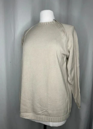 Pull Col Rond Fermeture Éclair Épaule Beige/Marron Marque Brice 38M/40L Style Années 2000s Y2K, marca: Brice, estado: Muito bom, tamanho: L / 40 / 12, €16.00, €17.50 inclui Proteção do Comprador Pro