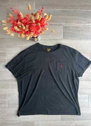 T-Shirt avec Poche Ralph Lauren Noir Logo Rouge Taille XXL, marke: Ralph Lauren, zustand: Sehr gut, größe: XXL, 14,99 €, 16,44 € inklusive Vinted-Käuferschutz