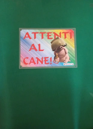 Cartello attenti al cane 🐕, merk: dolcezzea4zampe, staat: Nieuw zonder prijskaartje, € 2,50, € 3,33 inclusief Kopersbescherming