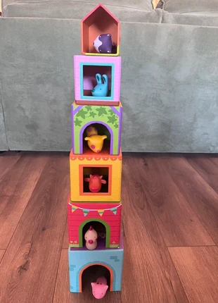 Cubes imagiers animaux à empiler Djeco, marque: Djeco, état: Très bon état, taille: 12-18 mois / 80 cm, 3,00 €, 3,85 € Protection acheteurs incluse