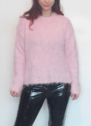 Pull d hiver poilu rose pastel taille unique, état: Très bon état, taille: Taille unique, 11,90 €, 13,20 € Protection acheteurs (Pro) incluse