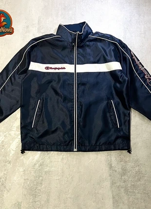 Champion Chaqueta Vintage Azul Marino Logo Bordado Unisex Talla S Streetwear Y2K, marca: Champion, estado: Muy bueno, tamaño: S, 19,99 €, 21,69 € Protección al comprador incluida