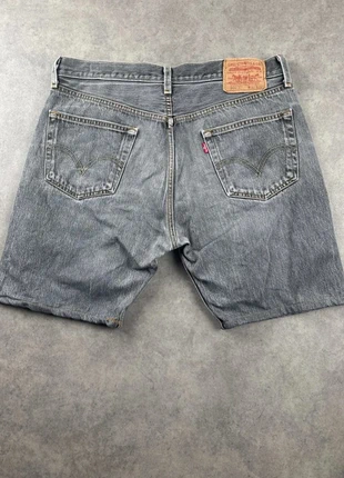 Short en jean gris Levi's 501 homme taille L - W35 coupe droite - SHO0385, merk: Levi's, staat: Heel goed, maat: L, € 7,00, € 8,05 inclusief Kopersbescherming Pro