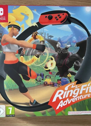 🎮 Nintendo Switch – Ring Fit Adventure Complet + Boîte d’origine, staat: Heel goed, € 55,00, € 58,45 inclusief Kopersbescherming