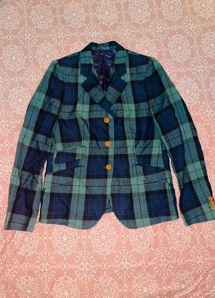 Vintage Blazer Leinen Charles Robertson Gr. 38 – Kariert Dunkelgrün Marineblau UK Heritage Style, marque: Charles Robertson, état: Très bon état, taille: M / 38 / 10, 28,00 €, 30,10 € Protection acheteurs incluse