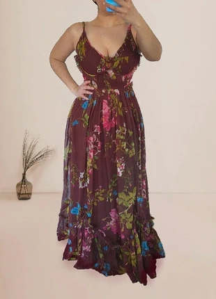 Robe longue cérémonie Asos 38 fleurie, brand: ASOS, condition: Very good, size: M / 38 / 10, €45.99, €48.99 includes Buyer Protection Pro