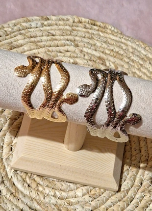 Bracciale Serpente da braccio rigido🐍Snake- trendy egiziano a schiava fashion tendance chic vintage, brand: Jewels, condizioni: Ottime, €6.00, €7.00 include la Protezione acquisti