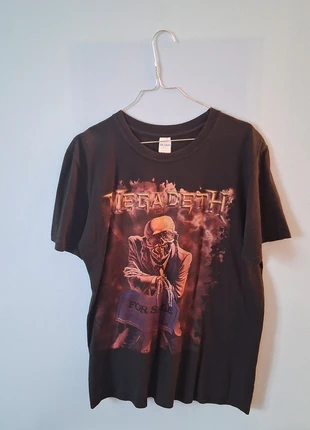 T-shirt Megadeth "Peace Sells", stampa su taglia L uomo (Gildan), merk: Gildan, staat: Heel goed, maat: L, € 16,00, € 17,50 inclusief Kopersbescherming