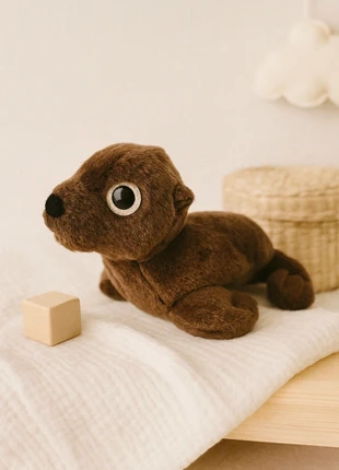 Doudou phoque marron – peluche douce en très bon état, marque: Inconnu, état: Très bon état, taille: Taille unique, 3,00 €, 3,85 € Protection acheteurs incluse