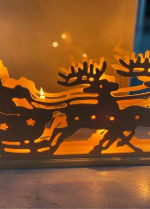 Beleuchtete Holz Weihnachtsdeko, merk: NO LABEL, staat: Nieuw met prijskaartje, € 9,00, € 10,15 inclusief Kopersbescherming