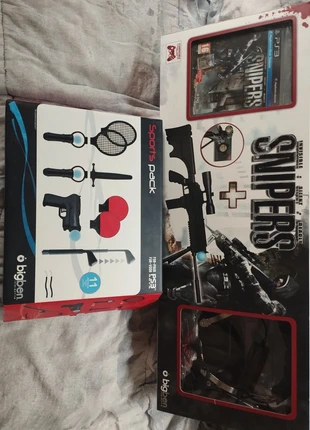 Lot Sony PlayStation 3 psvr psmove fusil casque epee raquette, brand: Sony, condition: New without tags, €29.90, €32.10 includes Buyer Protection Pro