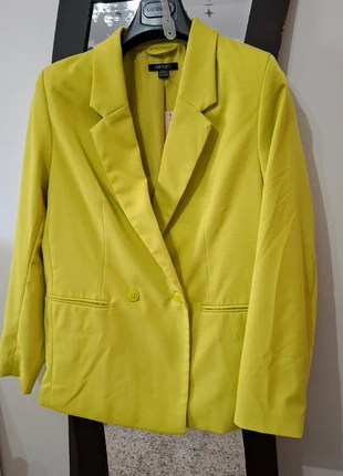 Blazer casual donna doppiopetto lime con cartellino, marque: Made In Italy, état: Neuf avec étiquette, taille: S / 36 / 8, 13,49 €, 14,86 € Protection acheteurs incluse