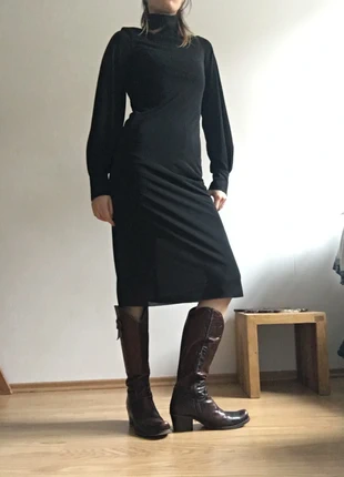 Robe noire, longue moulante, marca: COS, estado: Muito bom, tamanho: S / 36 / 8, €11.00, €12.25 inclui Proteção do Comprador